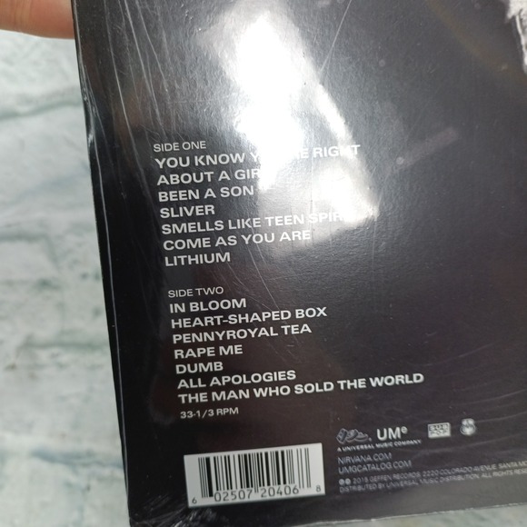 NIRVANA "BEST OF " Smoke Colored Vinyl LP Greatest Hits Cobain Grohl New Sealed - Picture 4 of 5